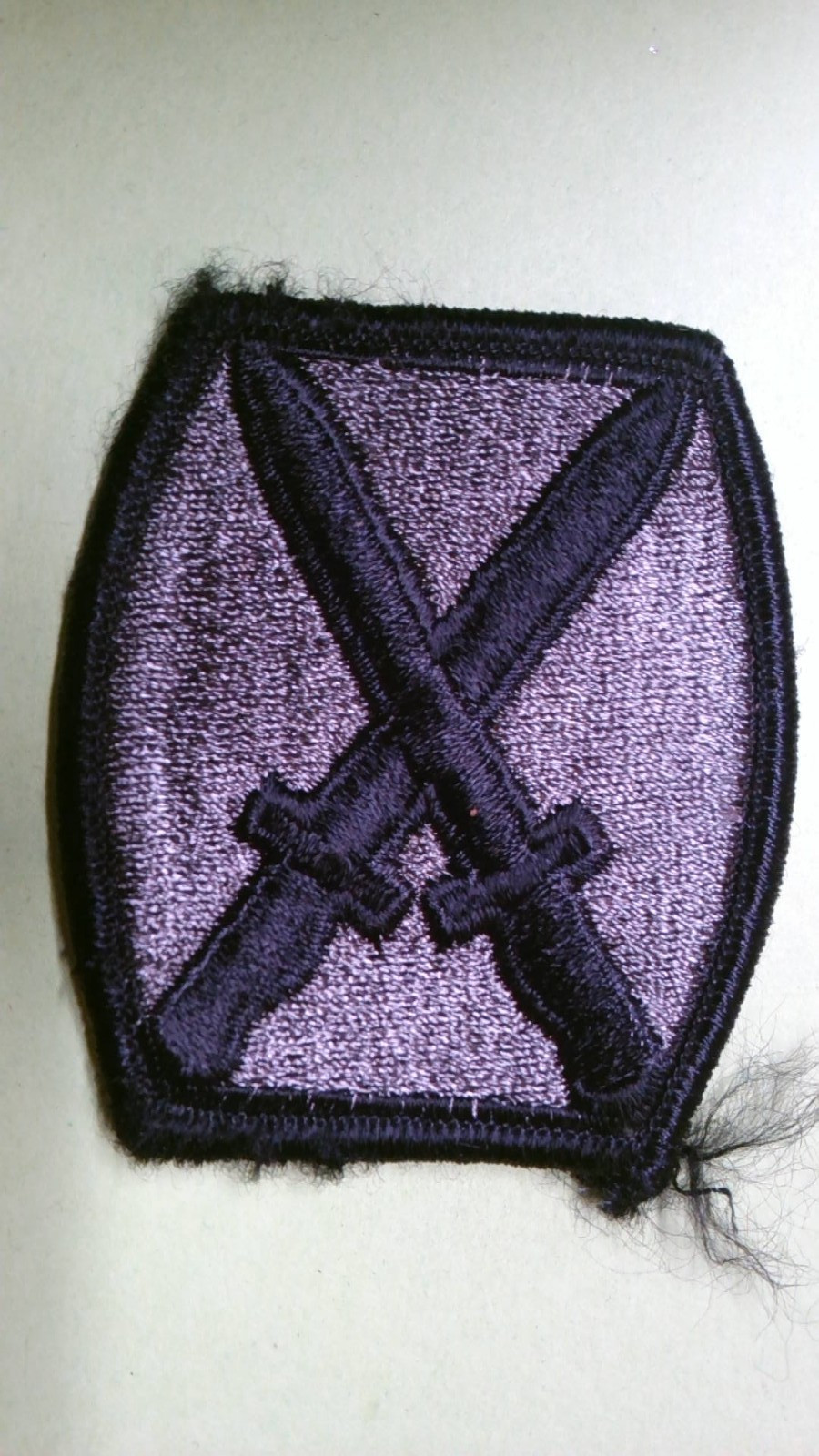 PATCH MILITARY SHOULDER 10TH MOUNTAIN DIVISION DIGITAL ACU HOOK BACK FOR ACUS