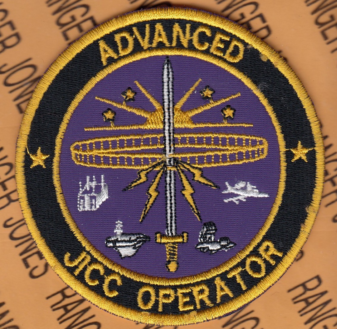 USAF Air Force Advanced Joint Interface Control Center Operator ~3.5" patch c/e