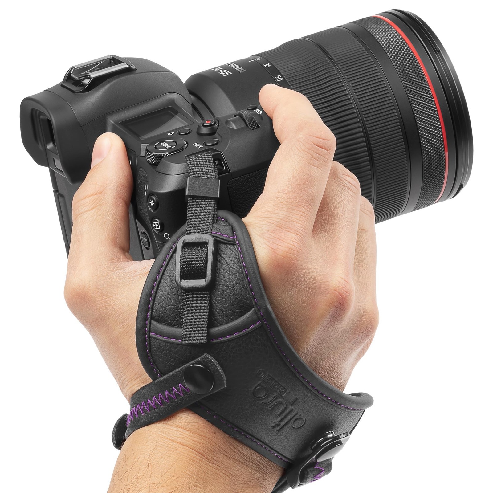 Altura Photo Camera Hand Strap - Rapid Fire Secure Grip, Strap, Purple