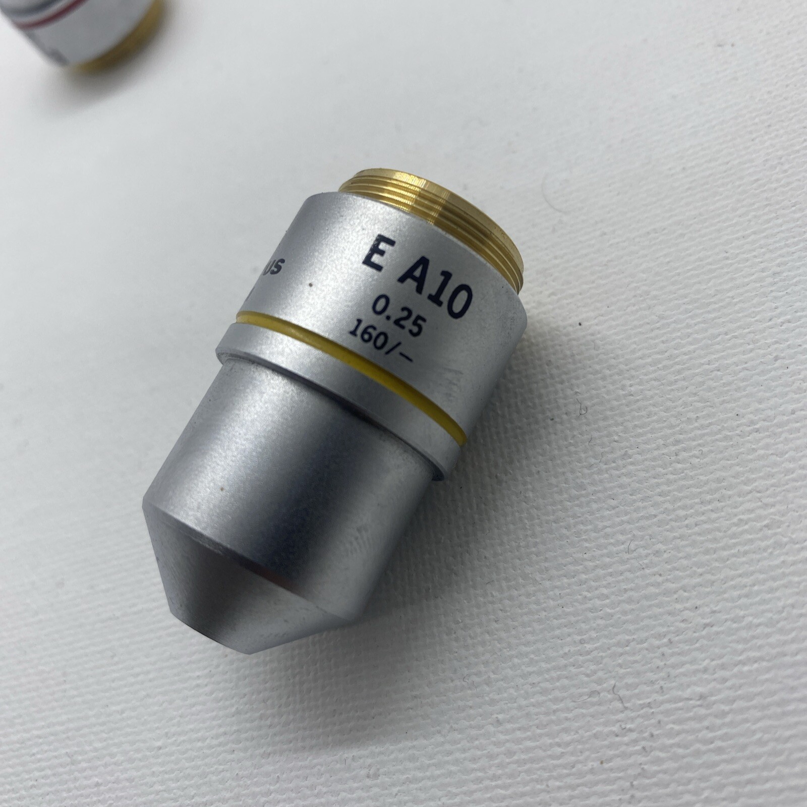 Olympus Microscope Objective Set - E A4, E A10, E A40, E A100 oil