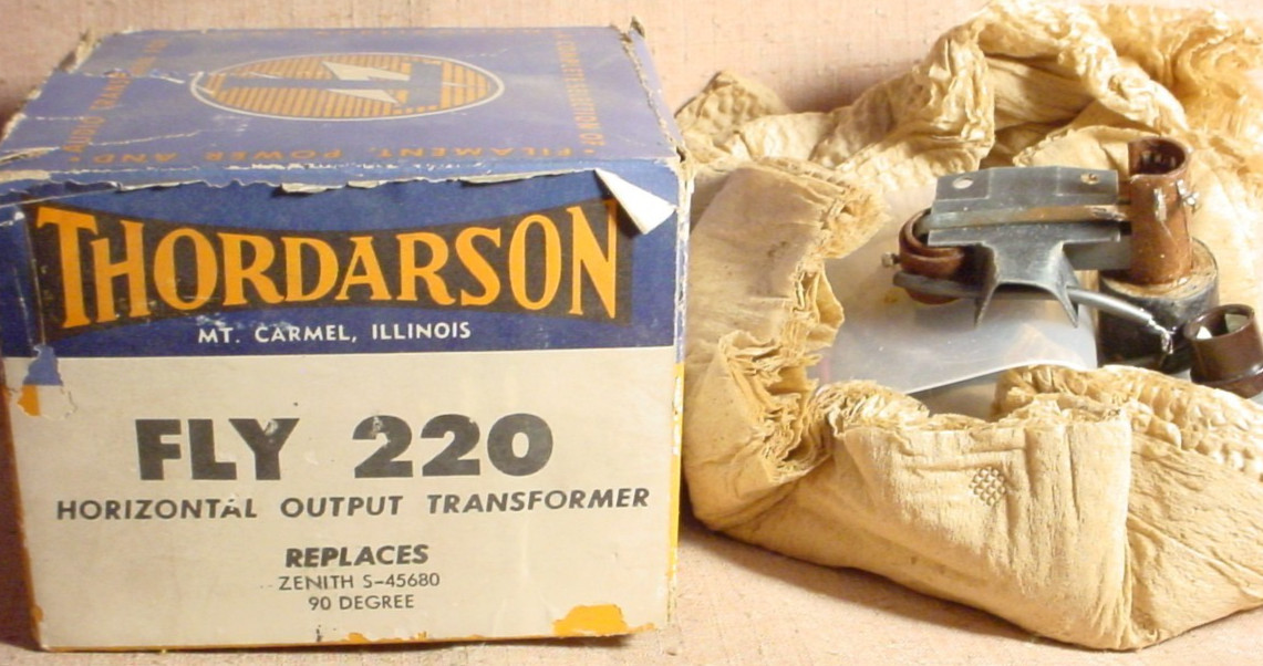 Thordarson FLY220 Horizontal Transformer 1960s NOS For Zenith S-45680