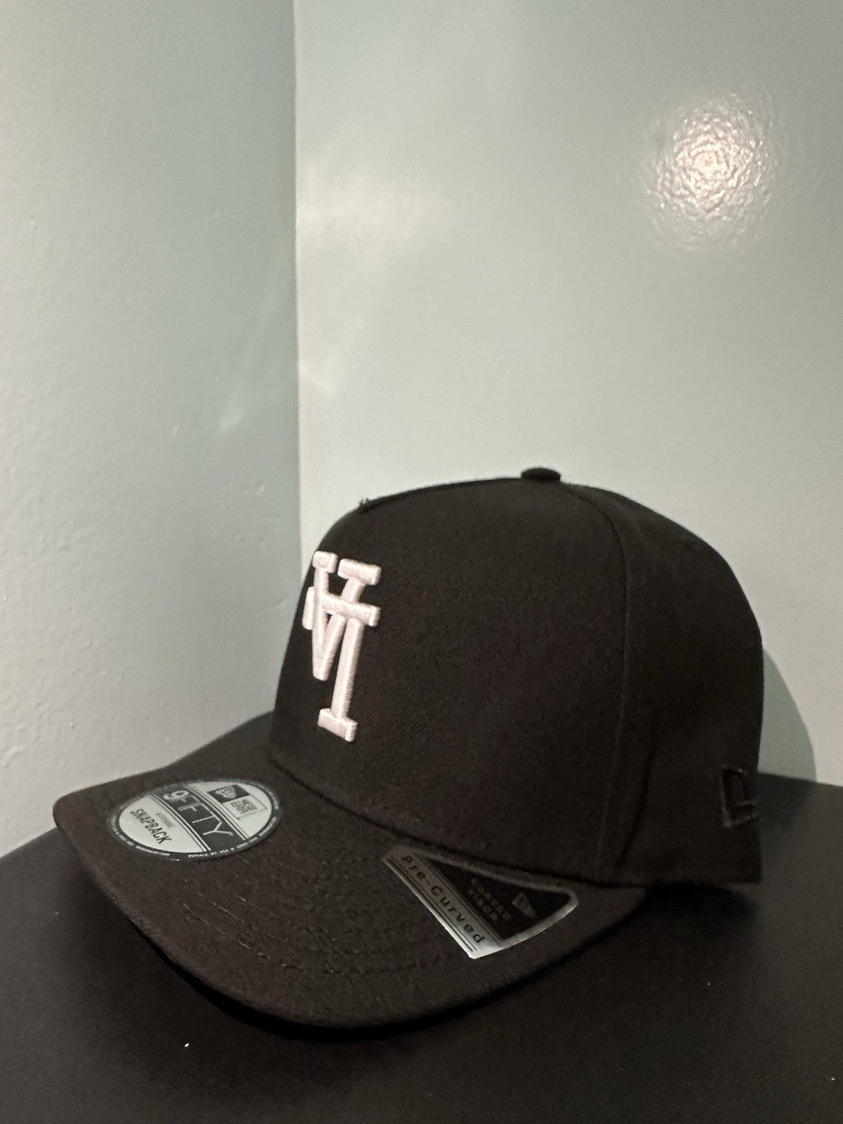 LA Dodgers New Era 9FIFTY A-Frame Snapback Baseball Cap Black/White