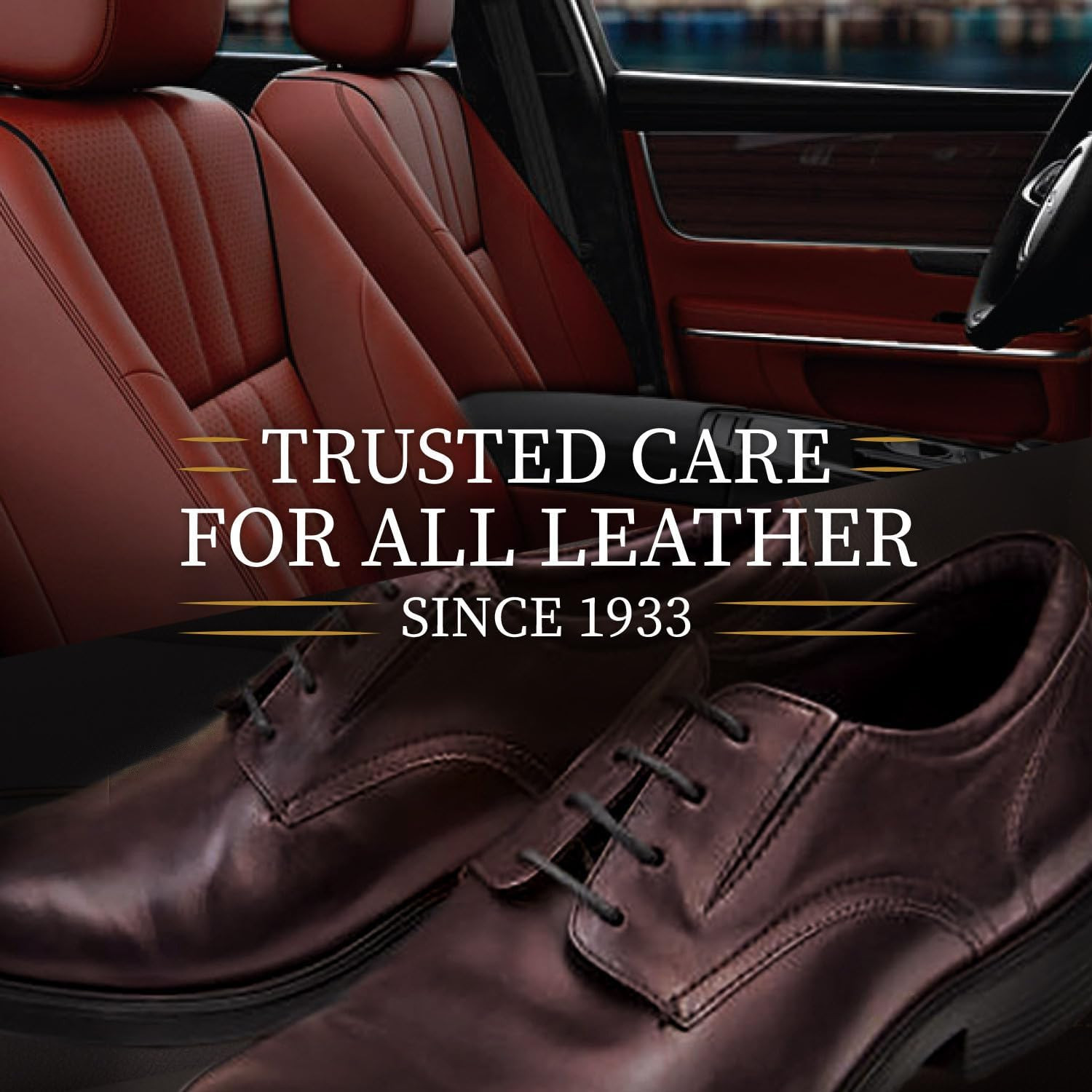 All Leather Conditioner for Car Seats and Interiors, Couches and Furniture, Shoe