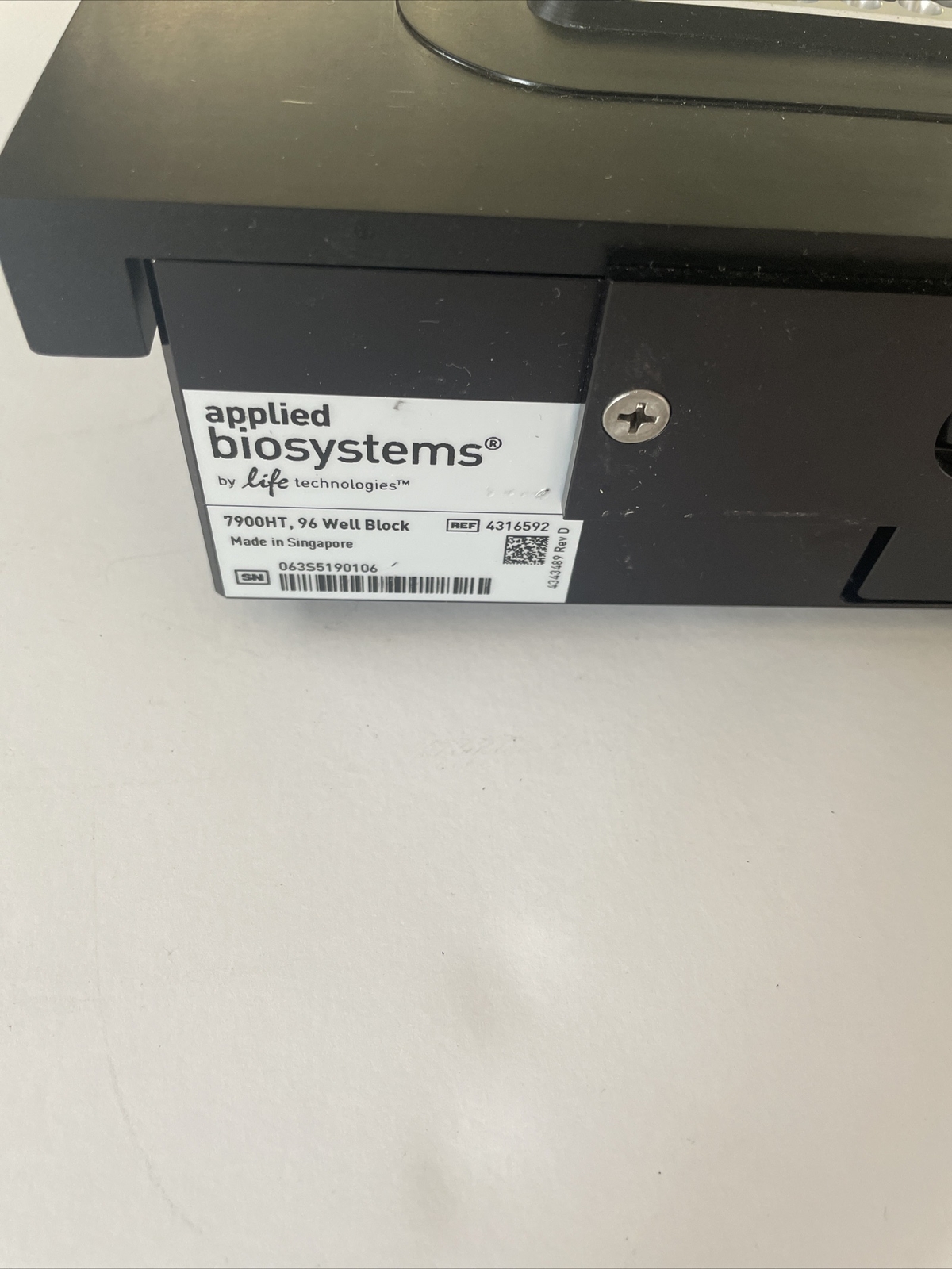 applied biosystems 4316592 7900HT 96 Well Block