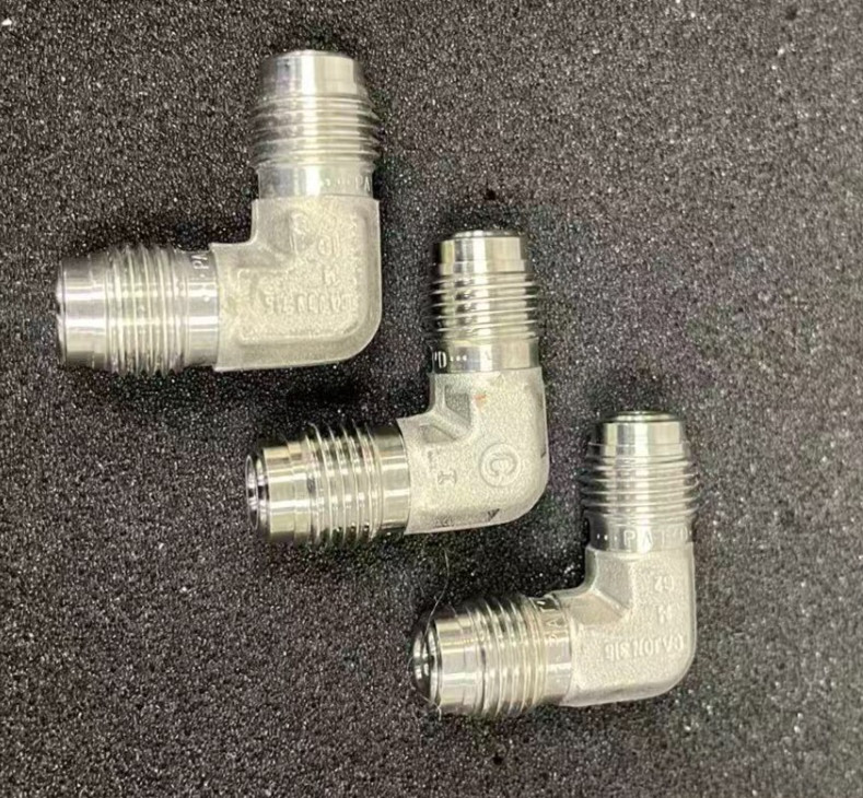 3 pcs Swagelok SS-4-VCR-9 316 Stainless Steel VCR Face Seal Union 1/4" Elbow