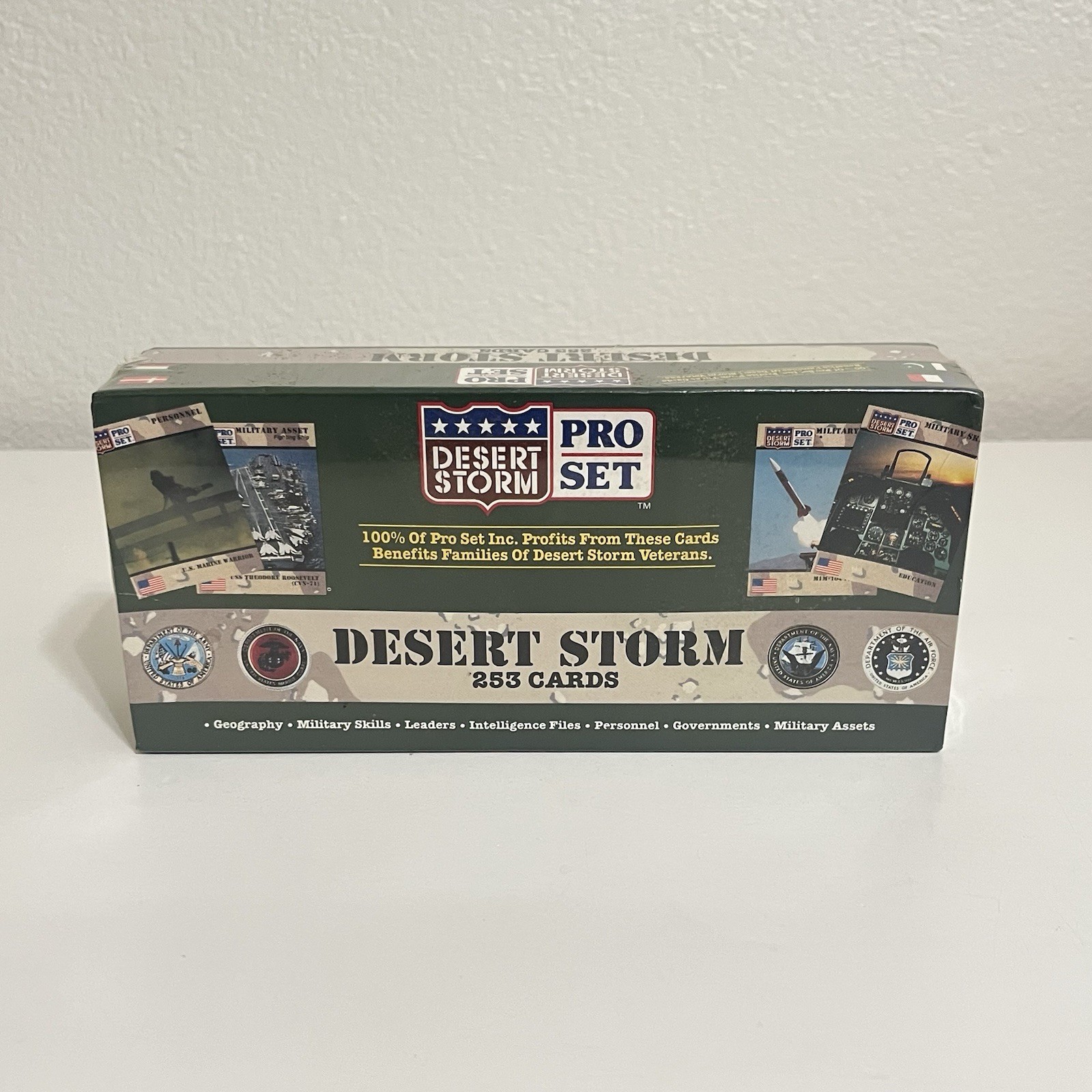 Pro Set Desert Storm Fourth of July Salute Limited Edition 253 Cards Box Set 216