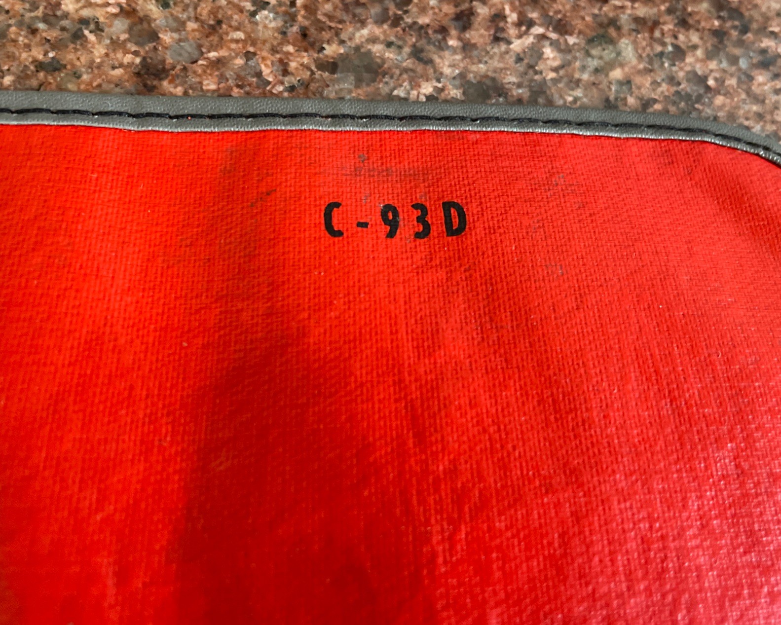 SNAP ON C-93D RED KIT BAG POUCH ROLL 9 POCKETS *VINTAGE