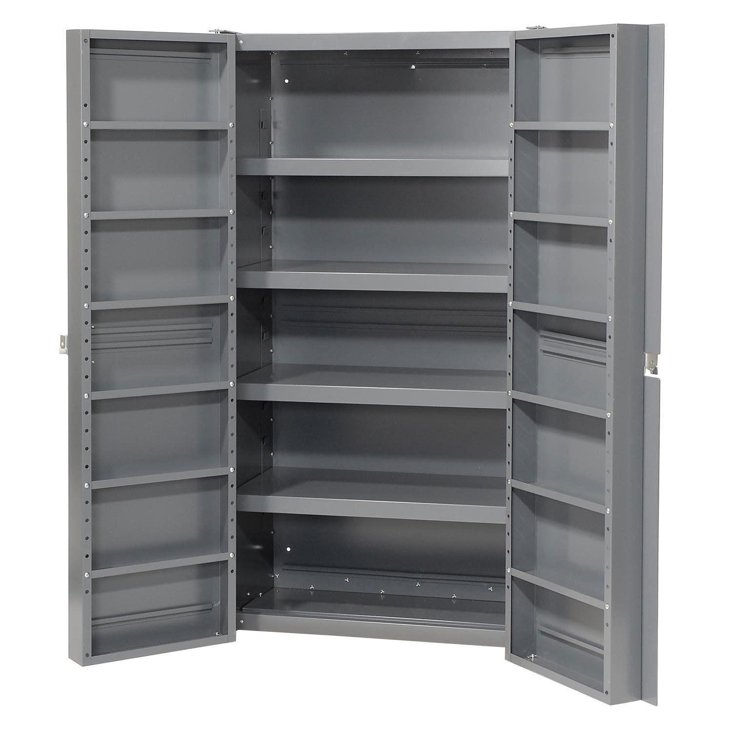 Global Industrial Bin Storage Cabinet With Shelving In Doors And Interior
