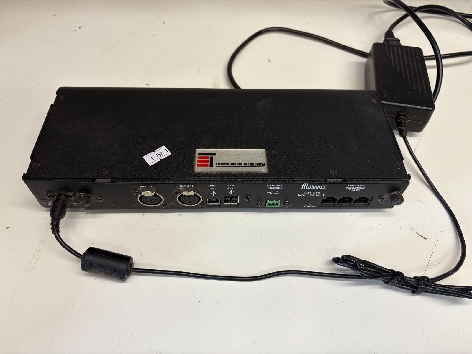 Entertainment Technology Marquee PC DMX Interface MQ512INF