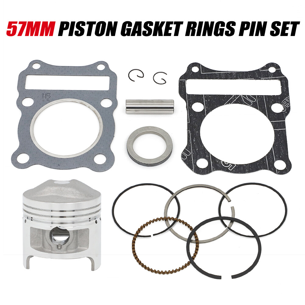 57mm Standard Piston Gasket Rings Pin Kit For KAWASAKI KLX125 KLX 125 2003-2006