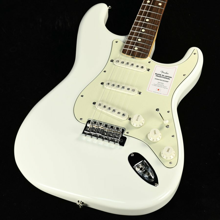 Fender Made in Japan Traditional 60s Stratocaster Olympic White with gig bag