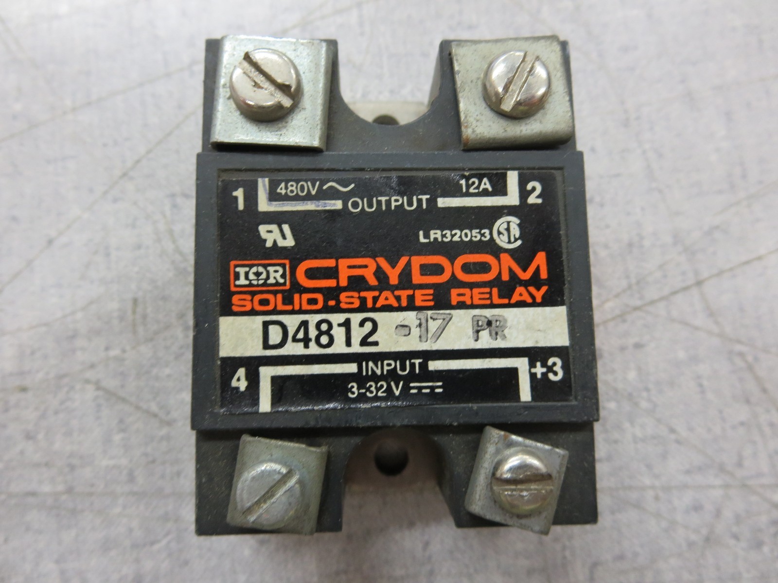 Crydom D4812-17 Solid State Relay 480V 12A 3-32V