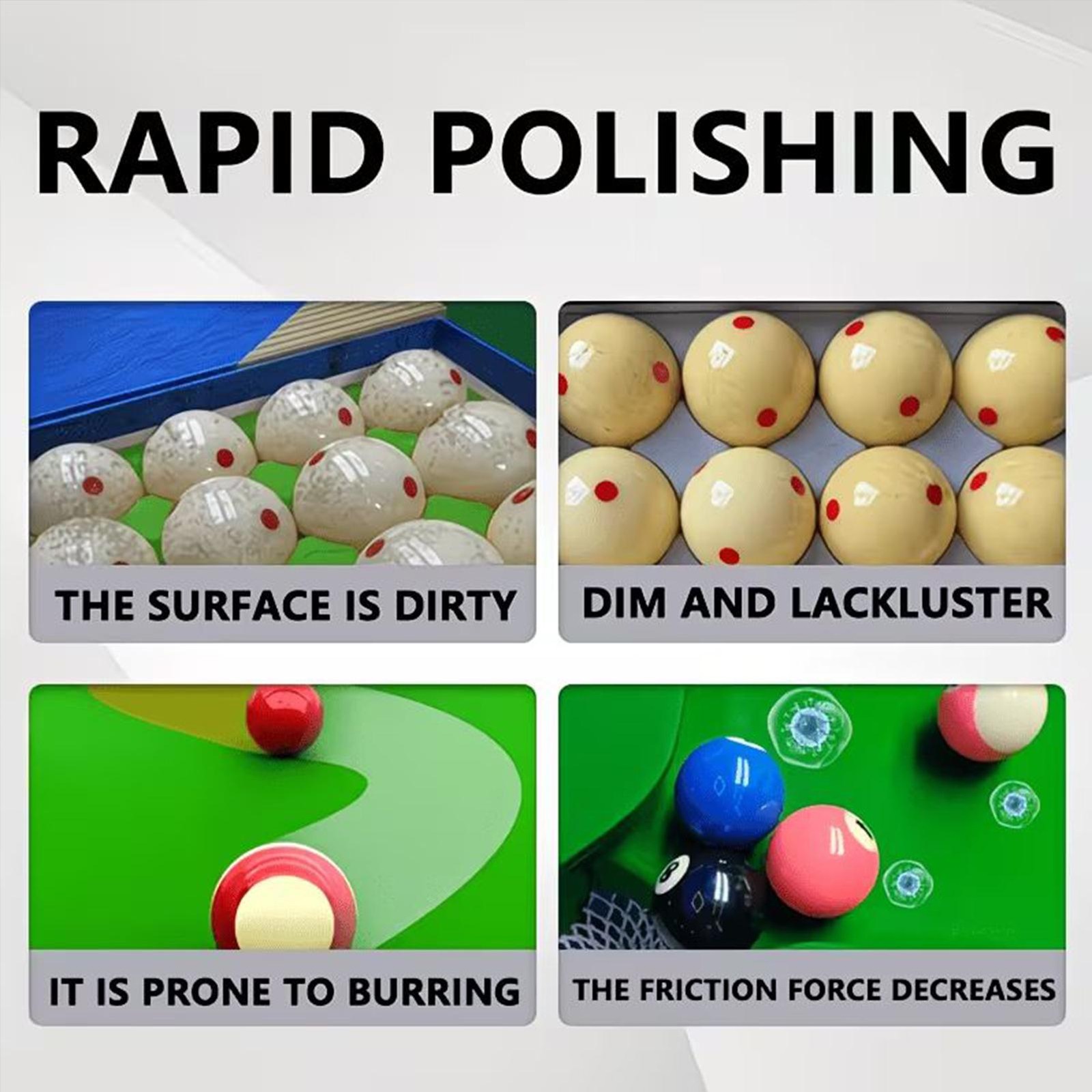 Felt Cleaner for Pool Table 50ml Quick Drying Maintenance Polisher