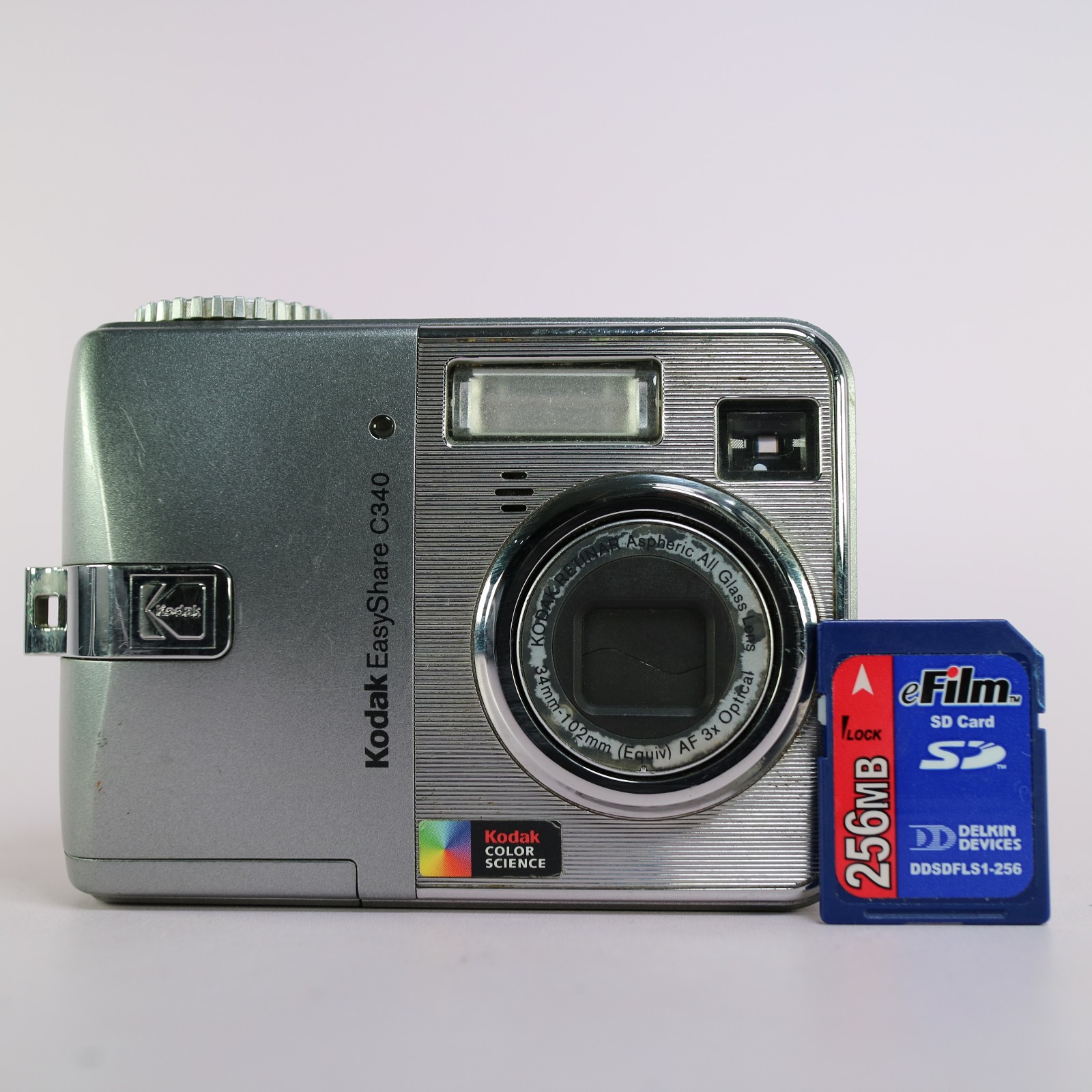 Kodak Digital Camera EasyShare C340 5.0MP Silver Tested