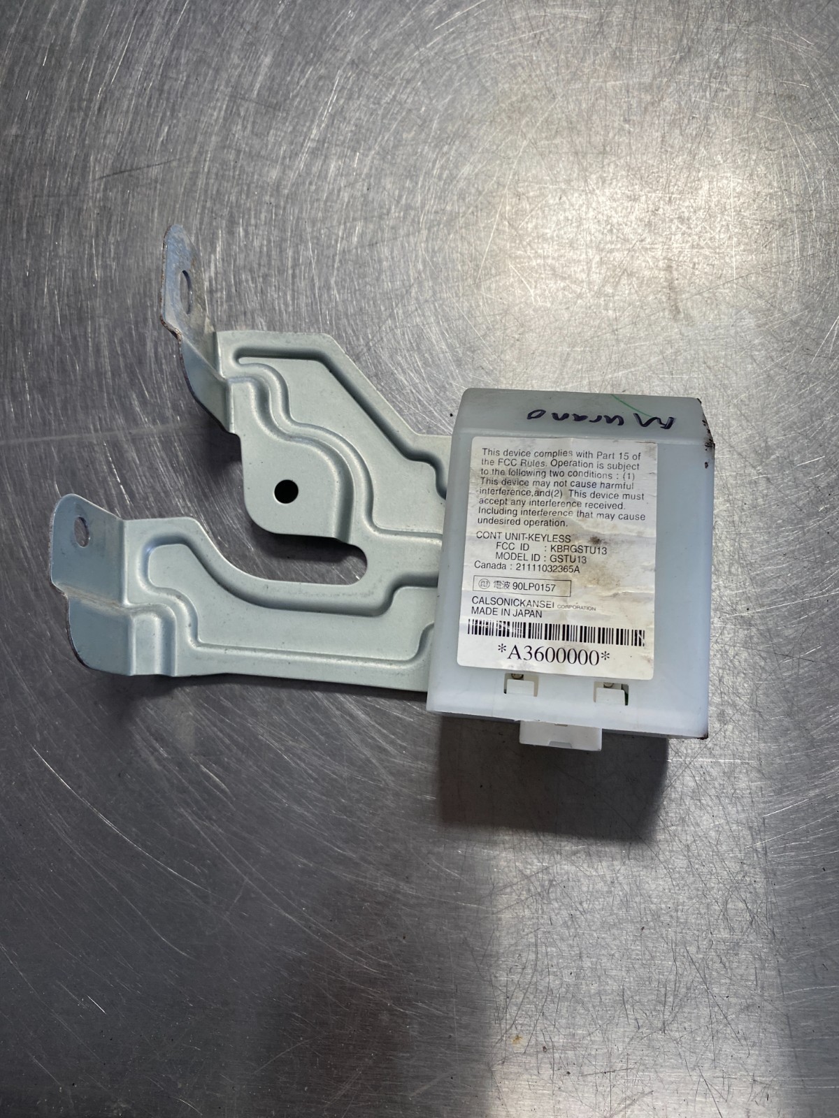 2005-2007 Nissan Murano Theft Locking Keyless Control Module 28595cc20a