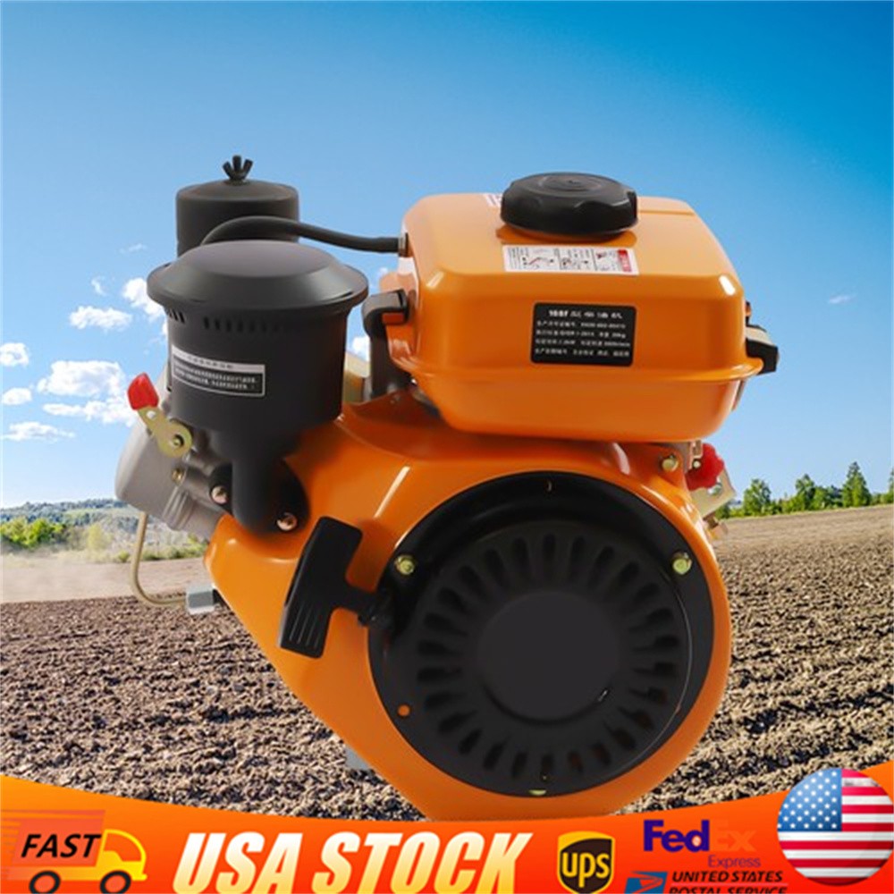 4 Stroke Small  Diesel Engine Single Cylinder Air-cooling Manual Start Motor