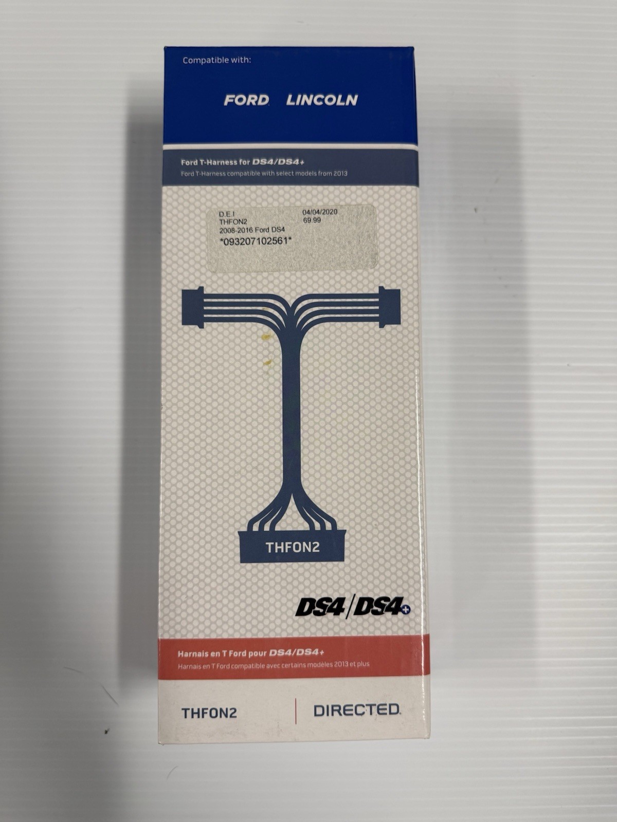 Directed THFON2 DS4 T-Harness For Select Ford & Lincoln Vehicles Black