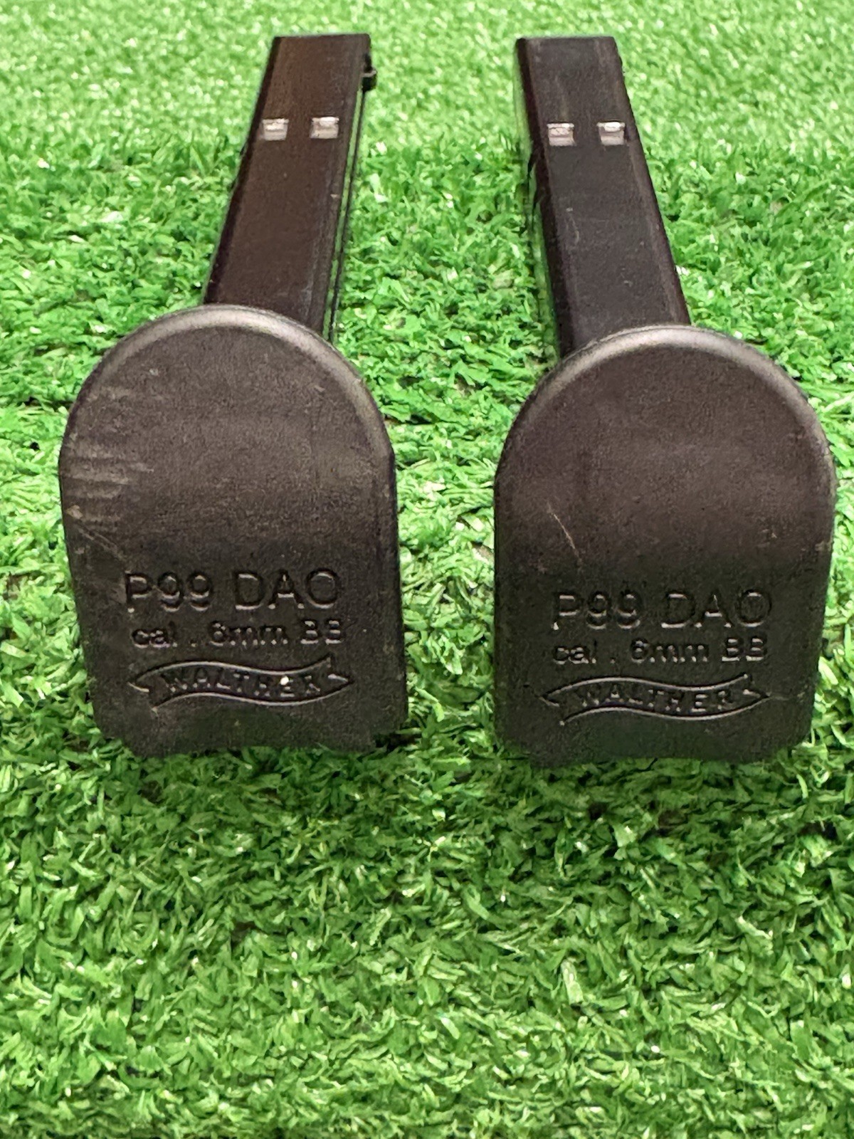 2x Walther P99 DAO 6mm BB Airsoft Gun Magazine - Two Magazines
