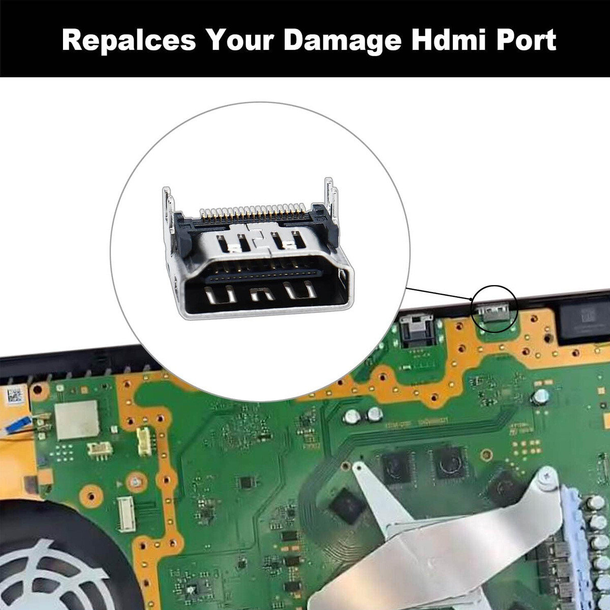 HDMI Port Connector Socket Connector Jack Replacement For Sony PlayStation 5 PS5