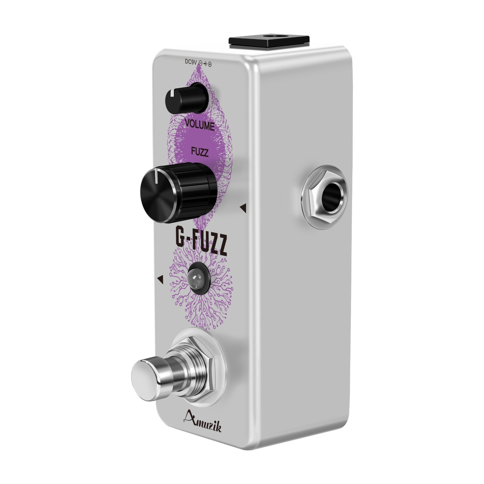 Amuzik G-FUZZ Pedal Vintage Germanium Analog Fuzz Guitar Effect Pedal