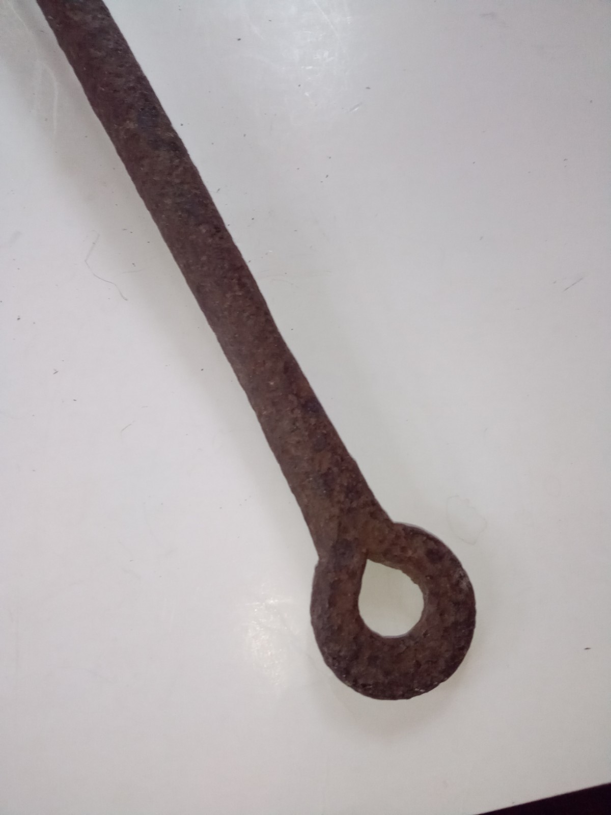 ANT PRIMITIVE BLACKSMITH SHOVEL 1850-90 HAND FORGED GENUINE TOOL FORGED LOOP