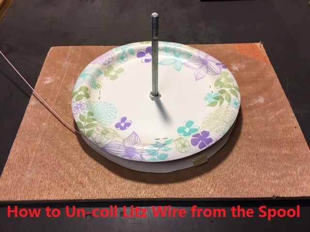 Litz wire 41/36 for High-frequency Equiment coil, Single layer insulation, 60'