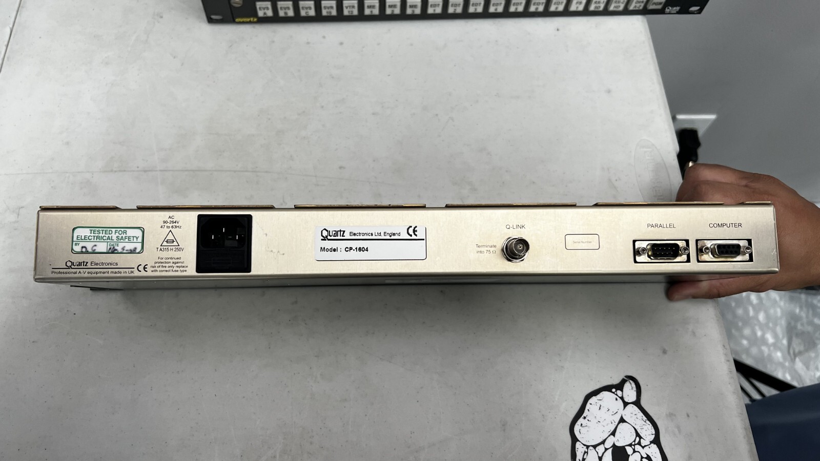 EVERTZ-QUARTZ CP 1604 Remote Control Panel