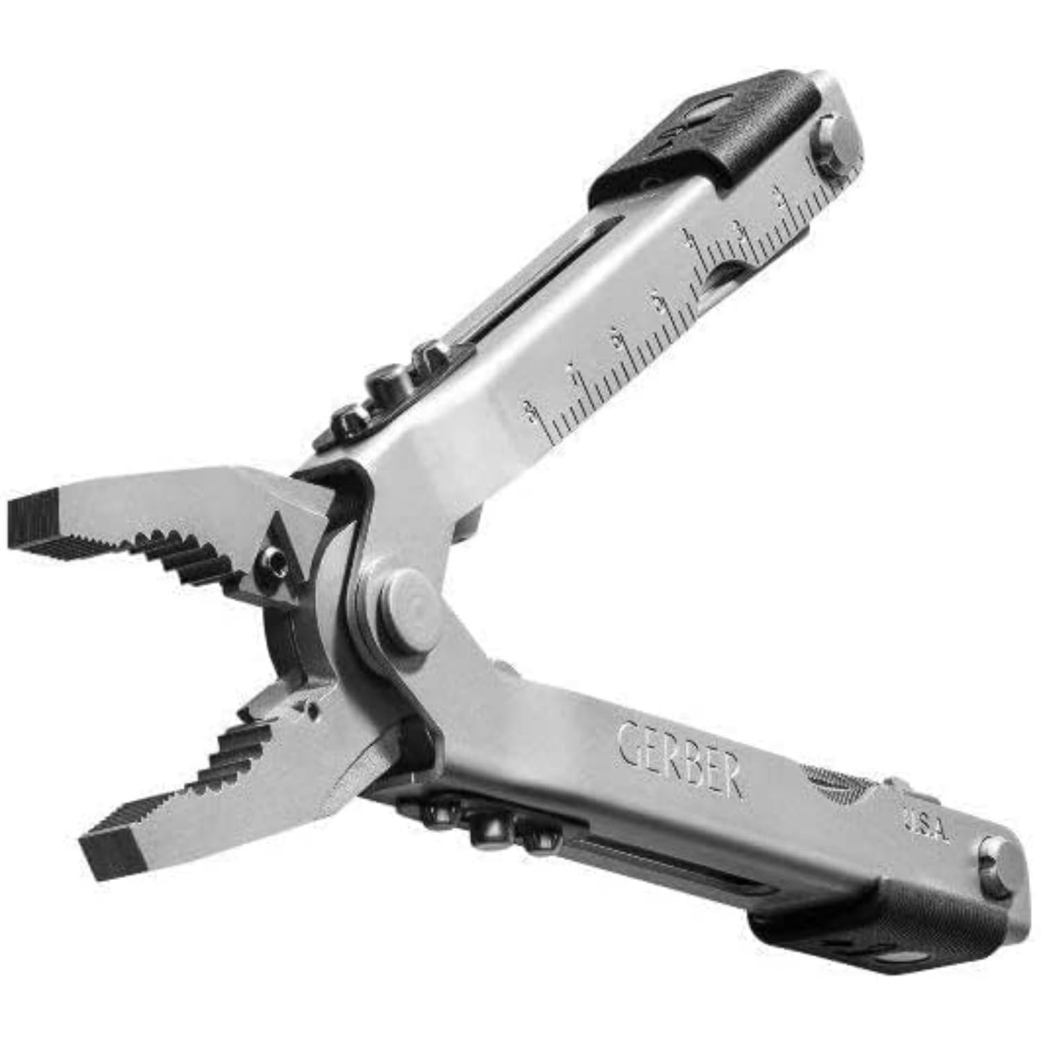 Gerber Gear Multi-Plier 600 Blunt Nose Multitool with 14 Tools - Includes Knife,