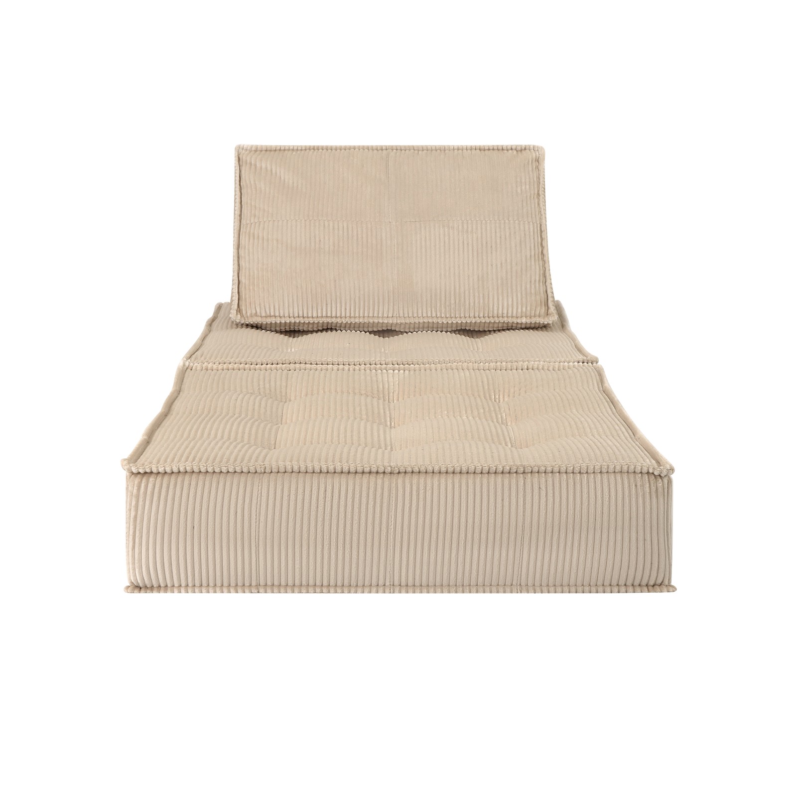 66.9 inch modular sofa, single seater, double-layer multi-combination, skin-frie