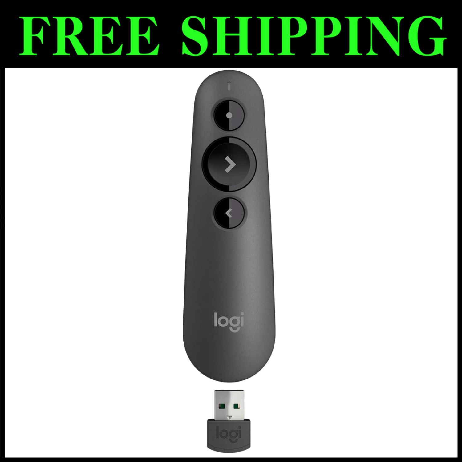 R500s Wireless Presenter with Laser Pointer