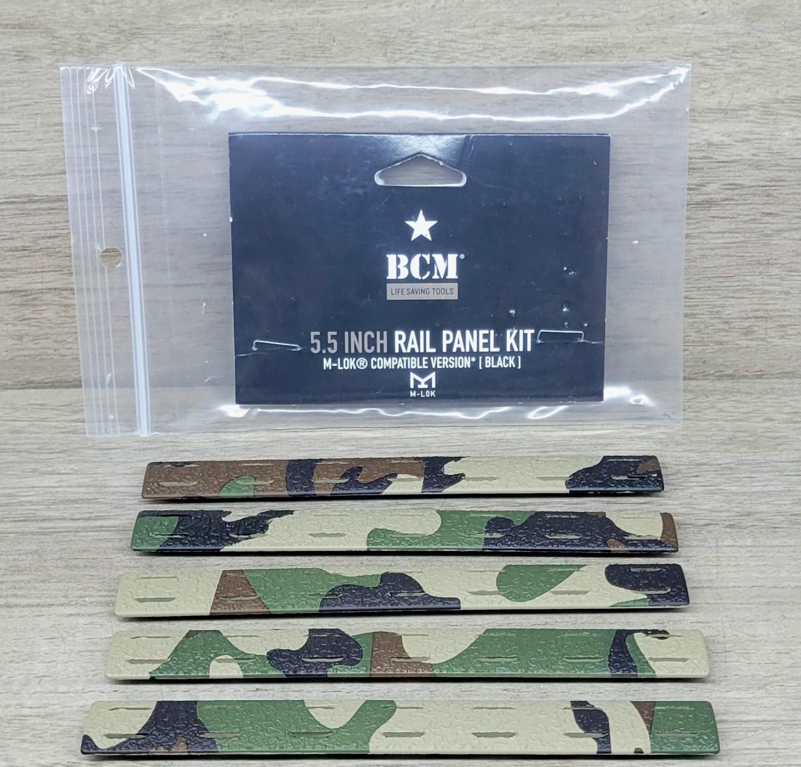BCM RAIL COVER: MLOK: M81 CAMO (CUSTOM)