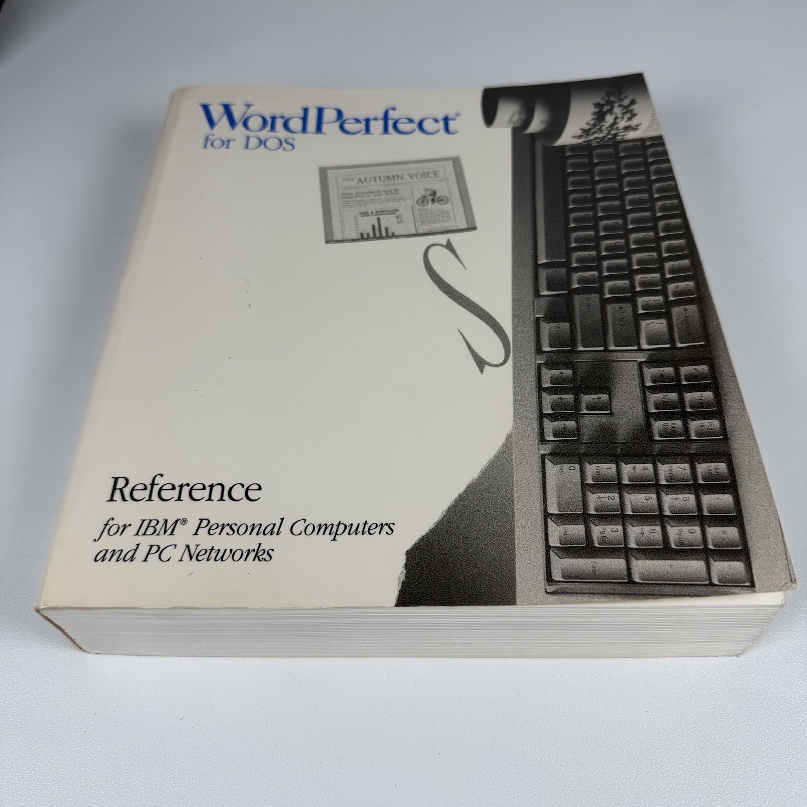 WordPerfect 5.1 for DOS - 1991 w/5.25 Diskettes, Workbook, Reference Manual