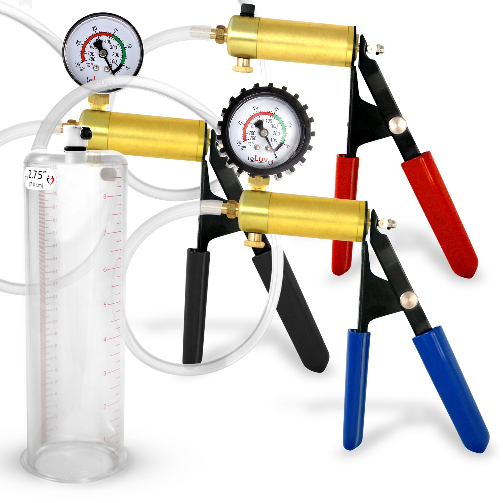 Penis Pump LeLuv ULTIMA Choose Cylinder Length & Untapered Diameter