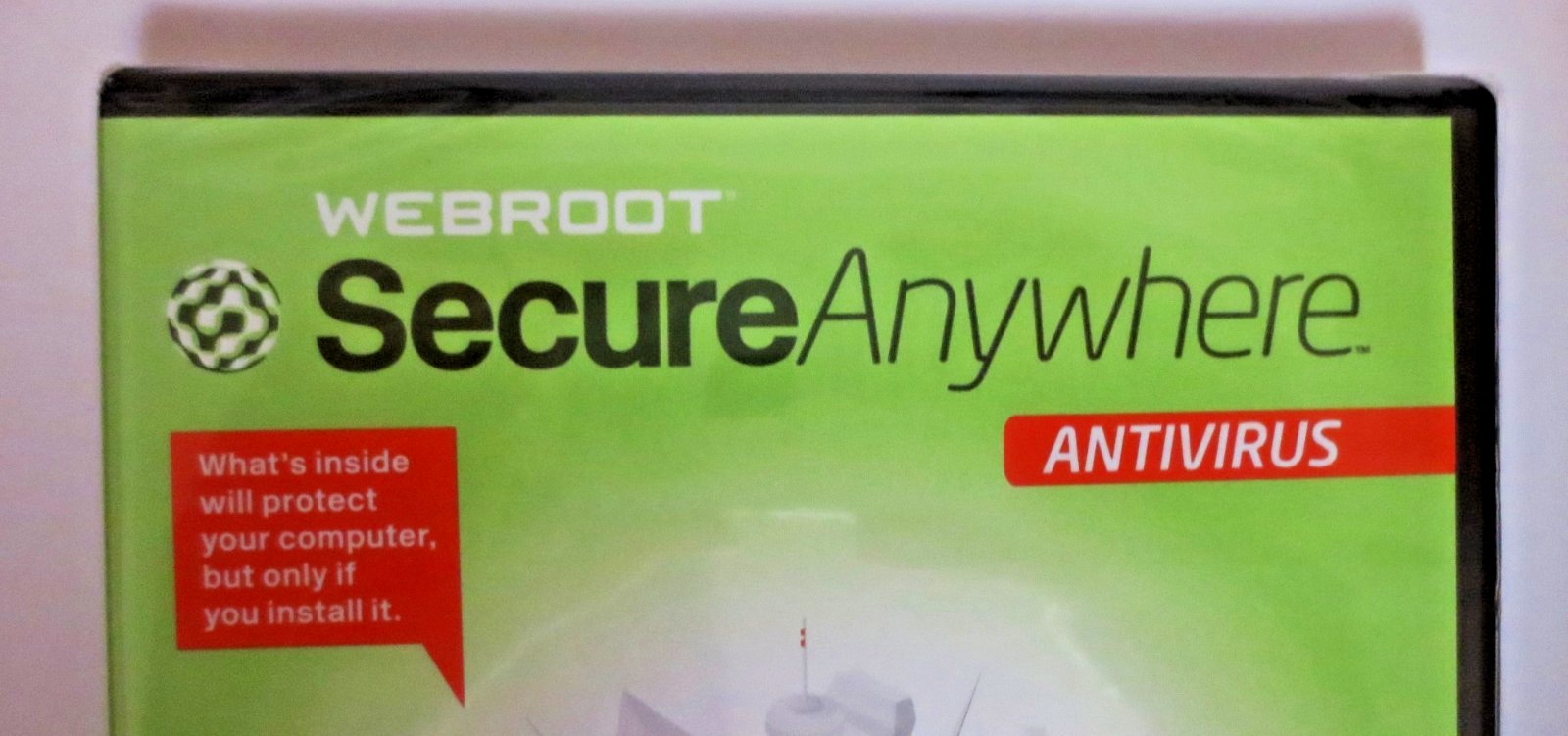 WEBROOT SECURE ANYWHERE ANTIVIRUS SCANS PC IN 2 MINUTES SEALED PACKAGE KEY CODE