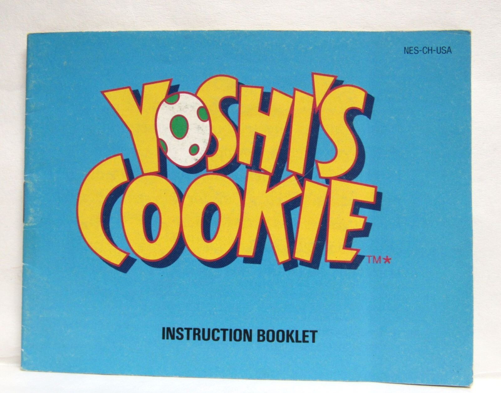 YOSHI'S COOKIE Instruction Manual   No Game   NES Nintendo
