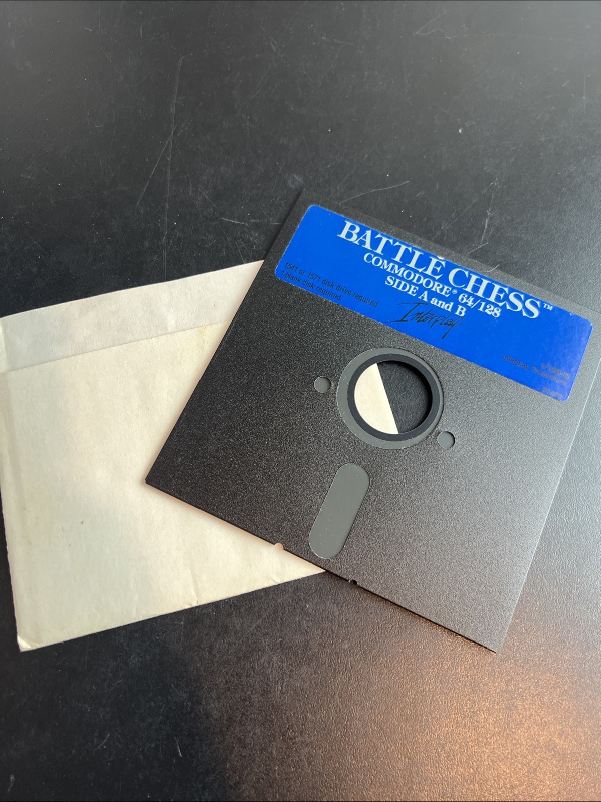 Battle Chess Interplay Commodore 64/128 Floppy Disk