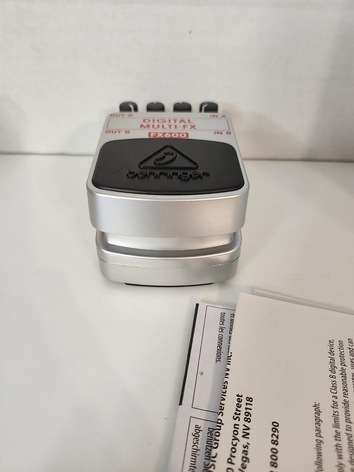 Behringer Fx600 Multi-Effector Electric Guitar Effecter