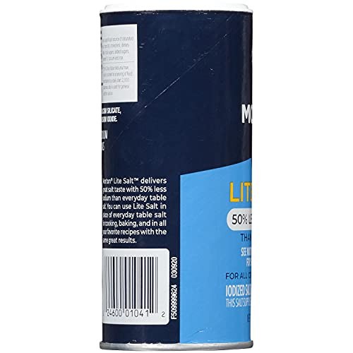 Morton Lite Salt Reduced Sodium Salt 11 Ounce Pack Of 6 Culinary Essential