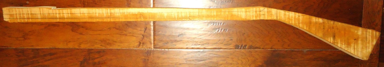 Rifle Stock Blank, Muzzleloader, 61 1/4" x 2 3/16", Curly Maple
