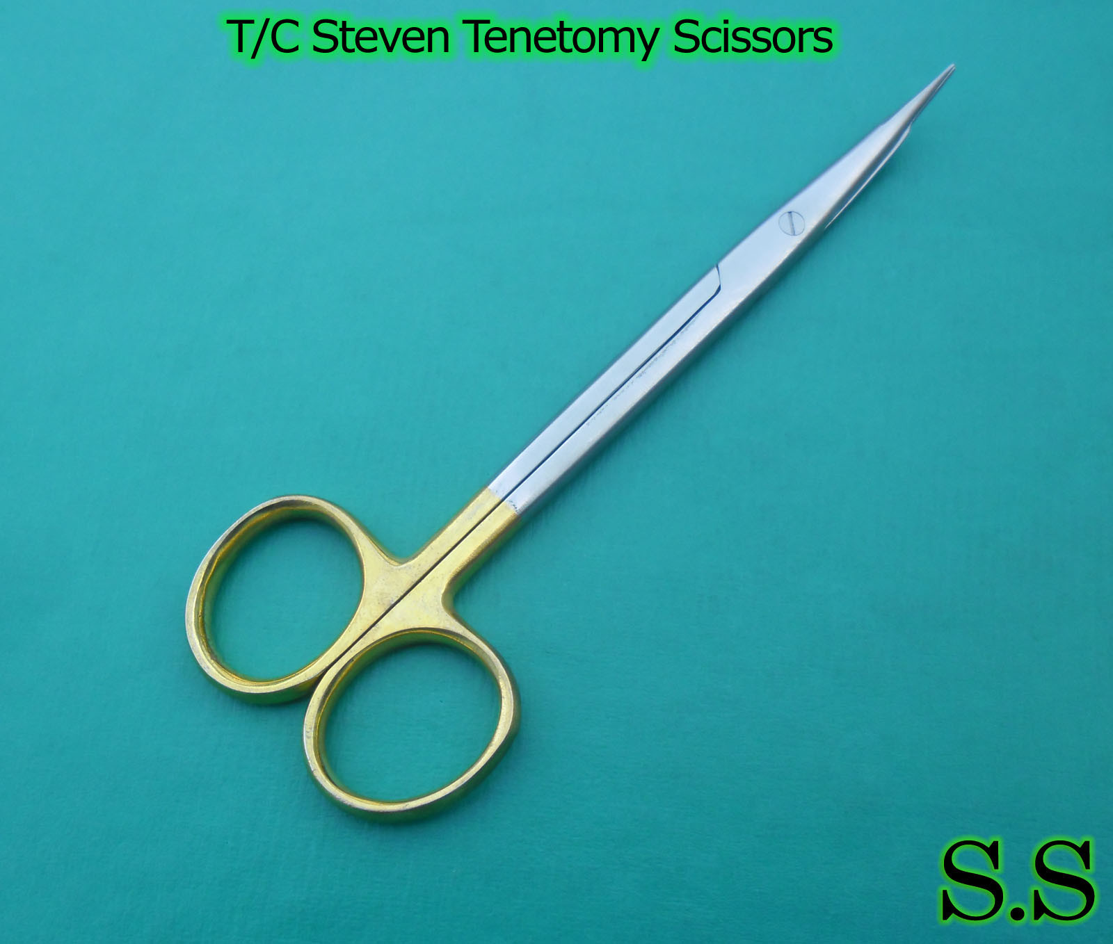 T/C Steven Tenetomy Scissors 4.5" Curved - Surgical Dental Medical