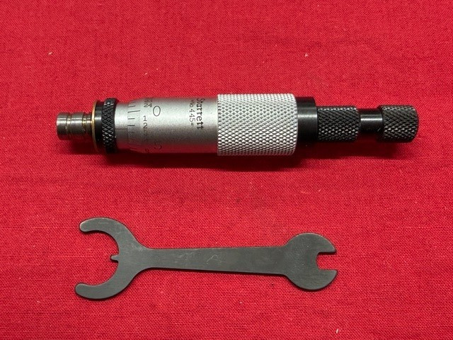 Starrett 445RL Depth Micrometer Head ONLY, Ratchet Thimble