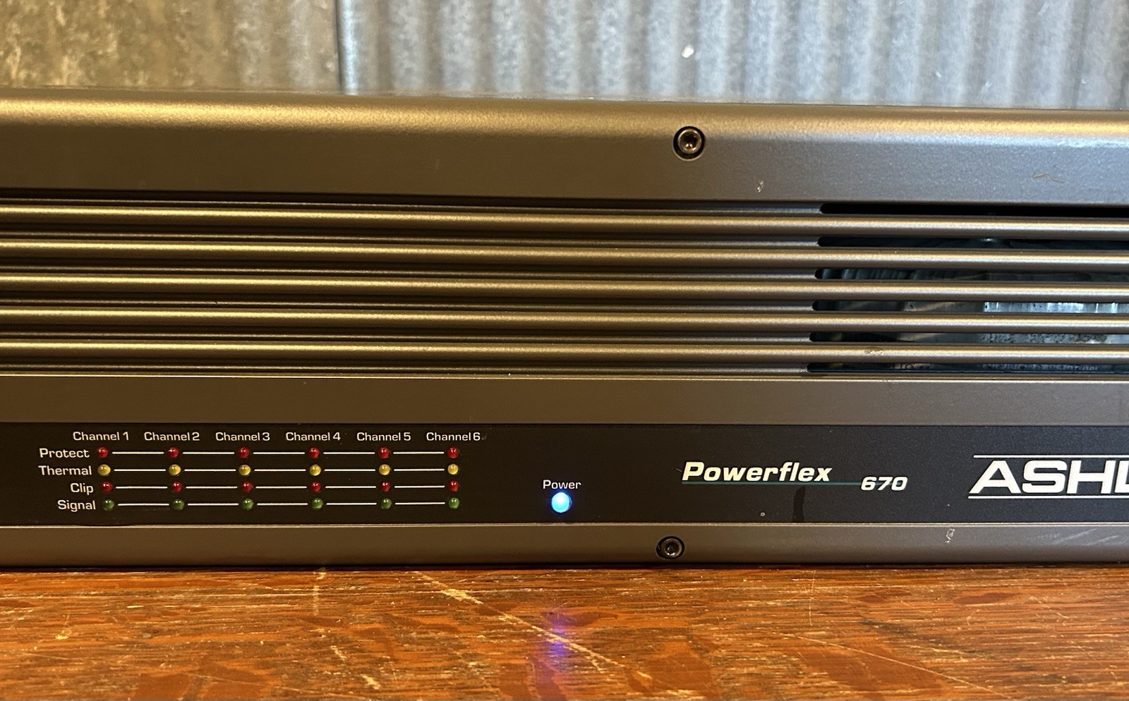 ASHLY Powerflex 670 6-channel 70v Audio Amplifier