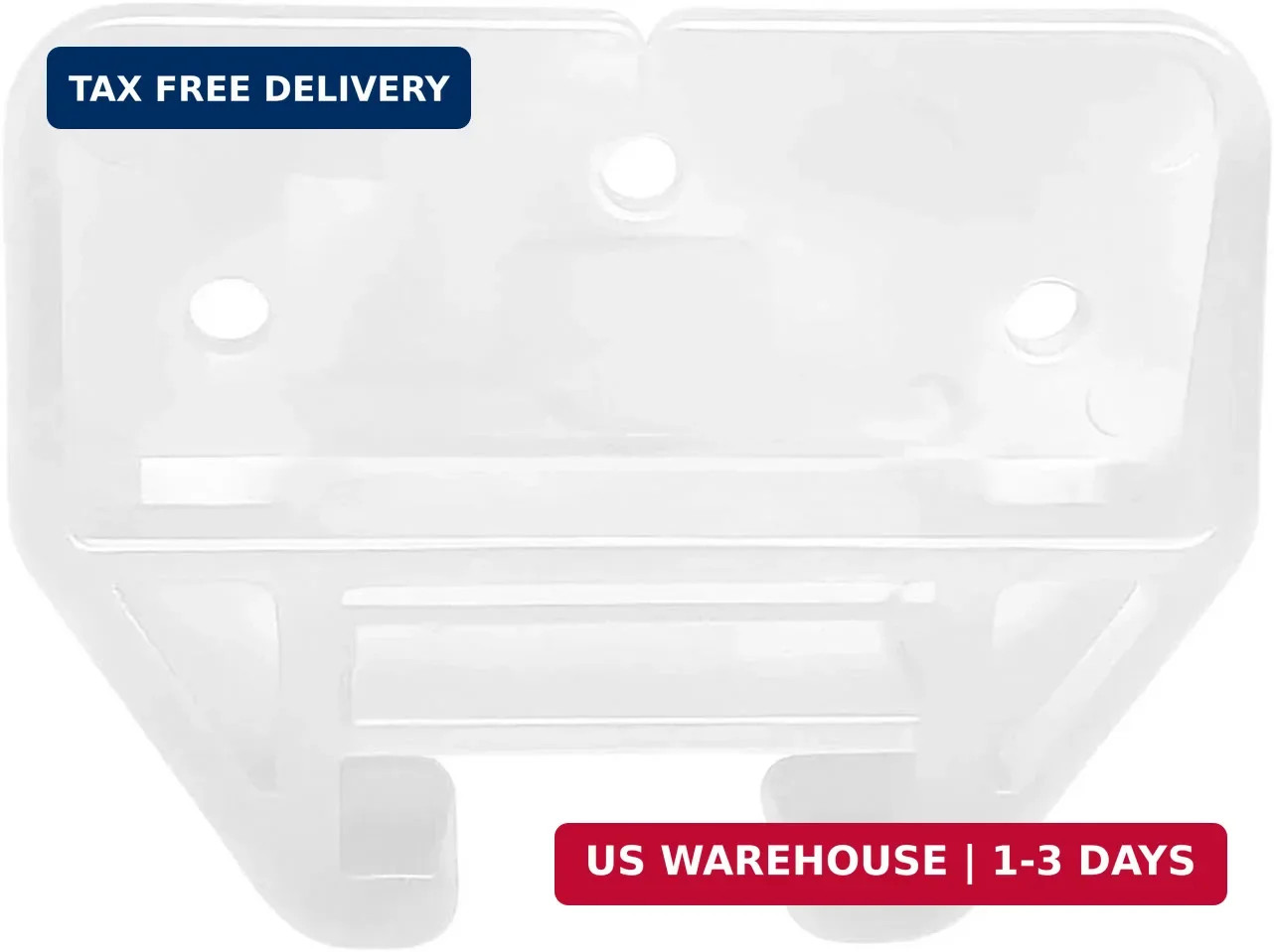 (12 PCS) Drawer Guides Center Mount 2-7/16 x 1-7/8 x 1/2 Plastic Drawer Track Gu