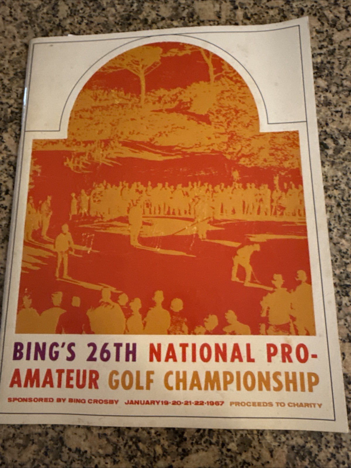 Bing’s 26th National Golf championship Program & Pairings Sheet