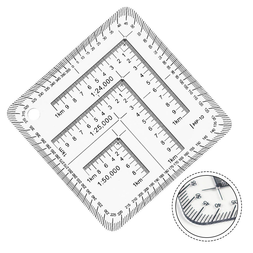 Easily Operable Geographic Coordinate Ruler for Engineers and Students