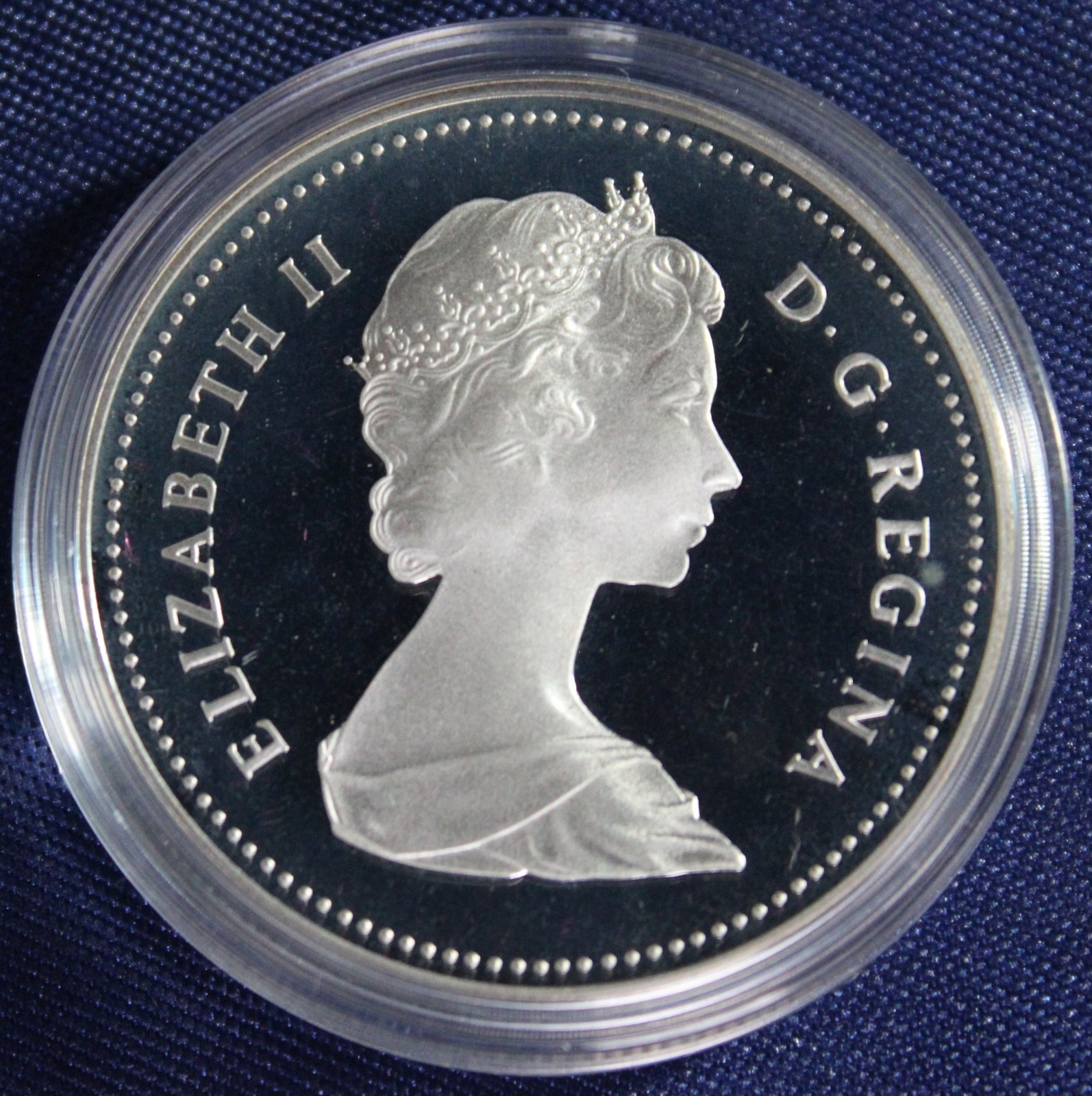 Royal Canadian Mint Silver  DCAM Proof Dollar In Case Comemerative 1834/1984