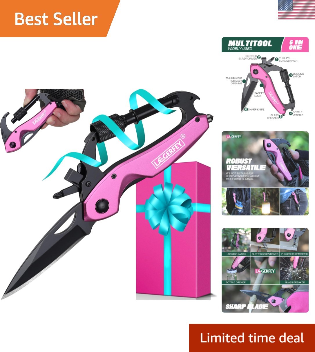 Gifts for Women Mom Wife, Multitool for Woman, Stocking Stuffers for Women Mo...