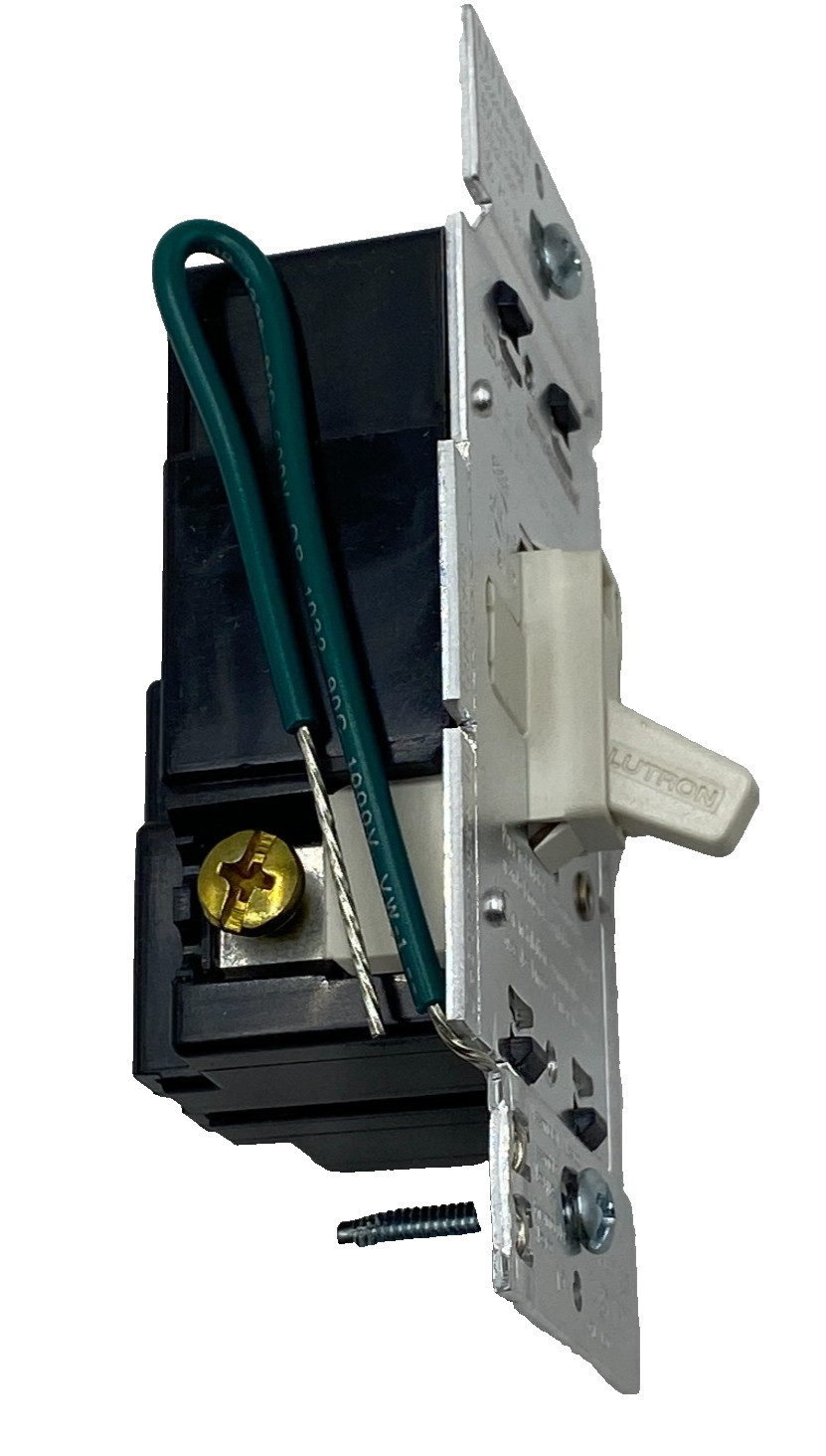 LUTRON TCGL-153P DIMMER SWITCH, C-L DIMMER TGCL-153PR-LA,  120V 60HZ