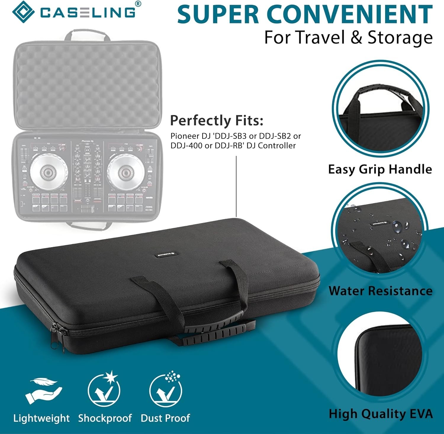 EVA Hard Case for Pioneer DJ DDJ Controllers - Travel & Storage Solution