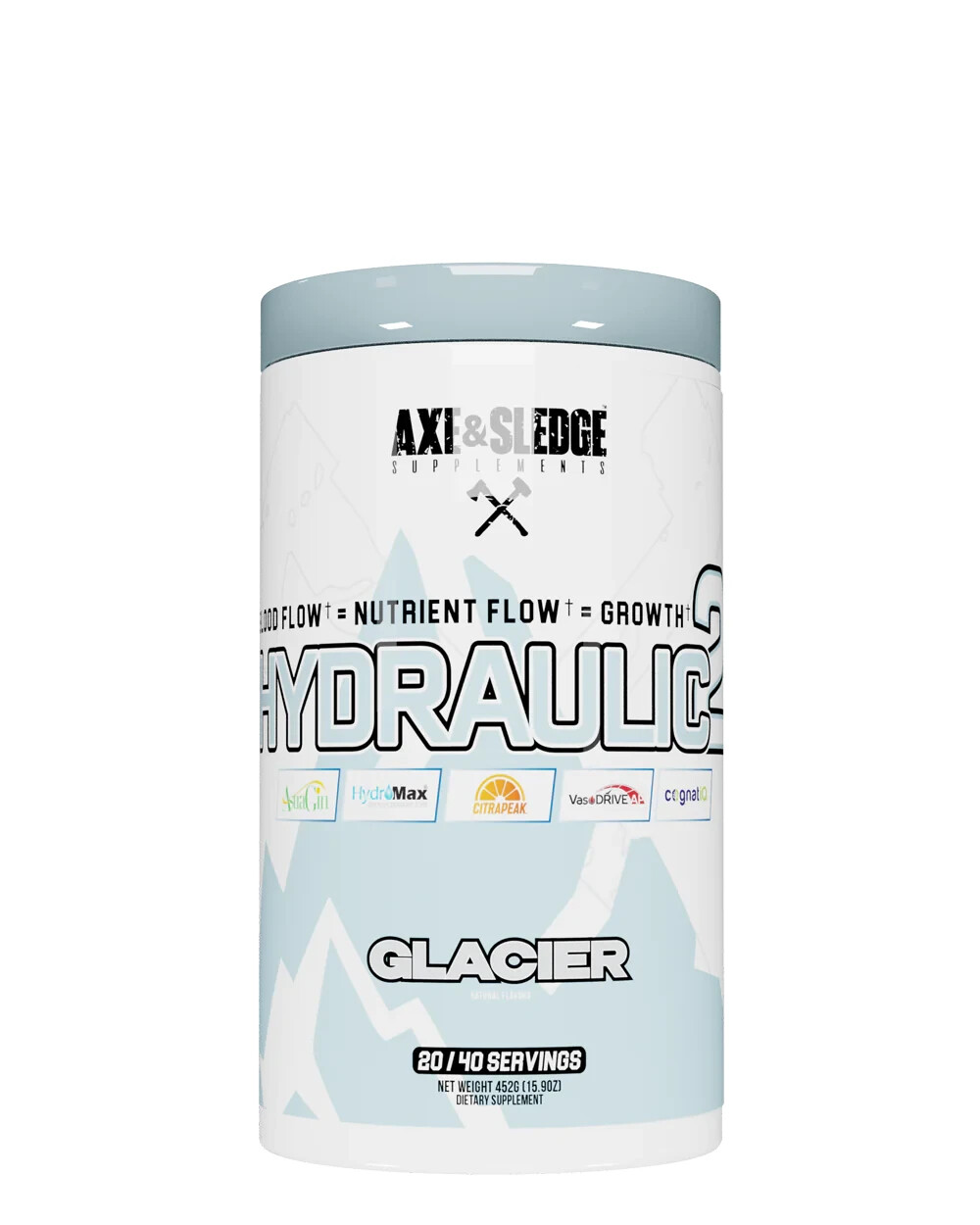 Axe & Sledge Hydraulic V2 Non-Stim Pump Pre-Workout 40 Servings NEW FORMULA